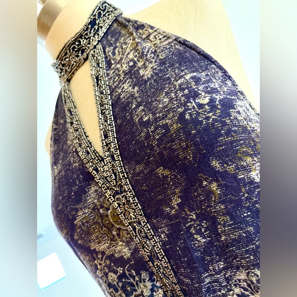 Like NEW!! L Beaded Haute Hippie Top - Picture 7 of 11
